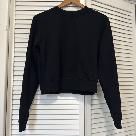 Cotton Citizen Milan Cropped Crewneck Sweatshirt SM - Picture 4 of 7